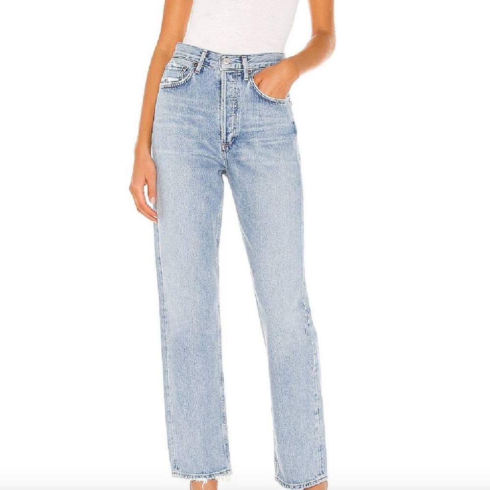 Agolde 90’s mid rise loose fit jean size 24 in color snapshot